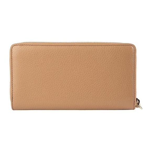 Gucci Long Wallet Round Zipper Beige - Picture 3 of 10